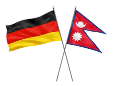 Nepal Germany Flag